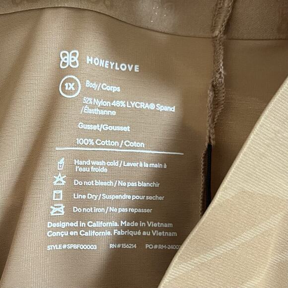 Honeylove Shapewear Shadow Sculpt High Waist Briefs Size 1X Tan Neutral NWT - Picture 5 of 5